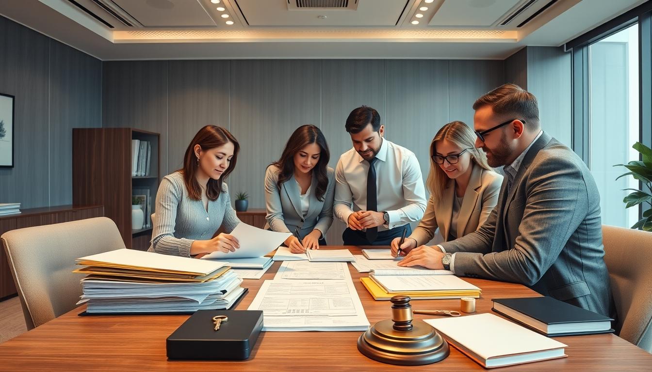 Property settlement documents and transfer review